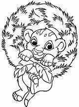 Simba Coloring Pages Baby Medium Hyena Lion King Printable Spotted Disney Christmas Getcolorings Color Adult Comments Little sketch template