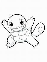 Squirtle Turtle sketch template