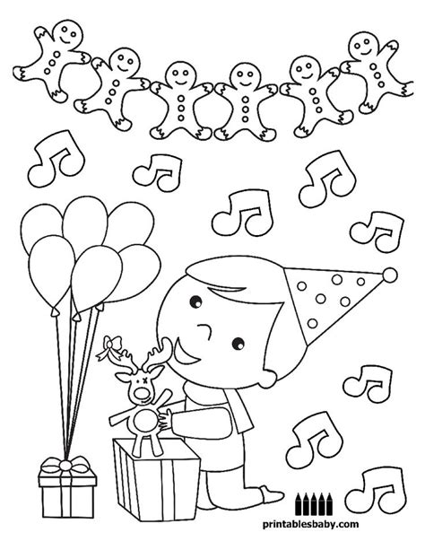 christmas printables baby  printable posters  coloring pages