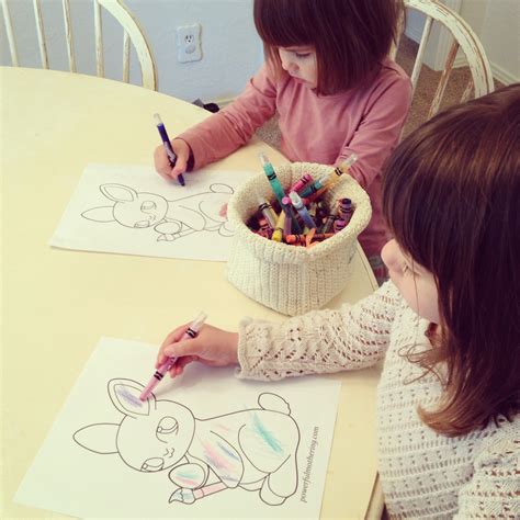 printable easter egg  bunny coloring pages