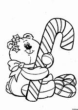 Coloring Kids Pages Candy Christmas Printable Cane Xmas Central Printables Teddy Bear Canes Clipart Cute Holiday Cliparts Time Printouts Fun sketch template