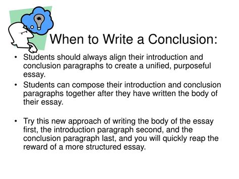write  concluding paragraph powerpoint  id