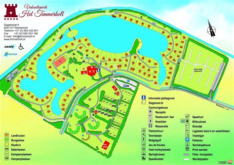 plattegrond vakantiepark het timmerholt