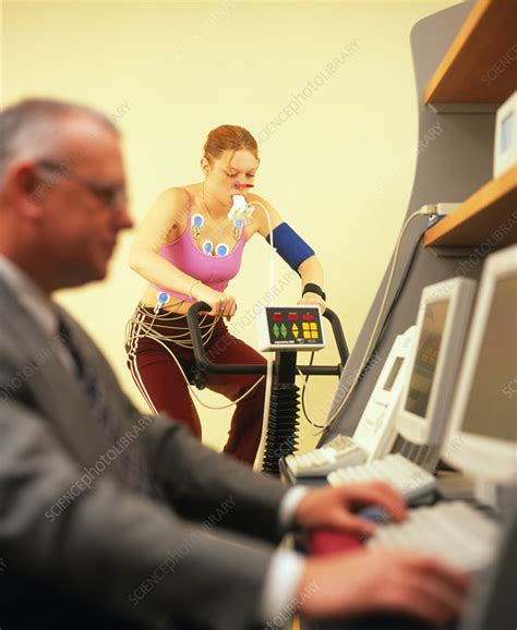 fitness test stock image  science photo library
