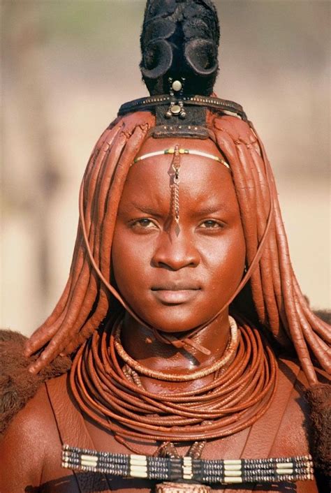 Himba Women Cover Their Whole Body And Hair With Red Ochre Otjize At