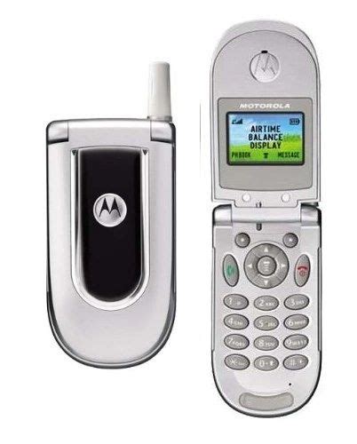 Motorola V170 Gsm Mobile Cell Flip Phone Tracfone Silver