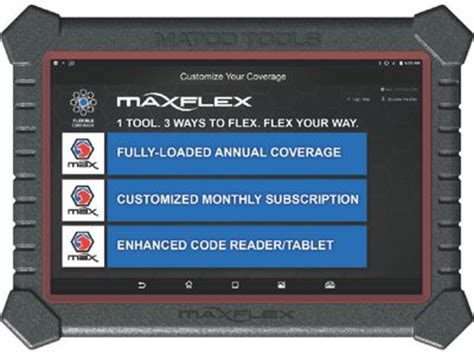 matco tools debuts android based maxflex diagnostic tablet