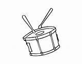 Drum Snare Coloring Colorear Coloringcrew Music sketch template