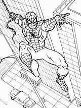 Spiderman Coloring Spyderman sketch template
