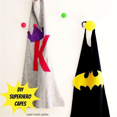 easy diy superhero capes cool mom picks diy superhero cape diy