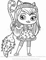Hazel Charmers Little Coloring Pages sketch template