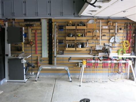 french cleats  workshop layout storage