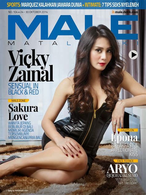Foto Vicky Zainal Di Cover Majalah Male Oktober 2014 ~ Jagat Seleb