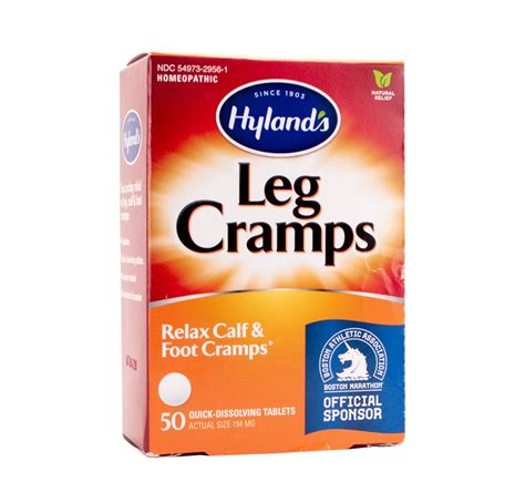 leg cramps quinine 50 tablets hyland homeopathic formula