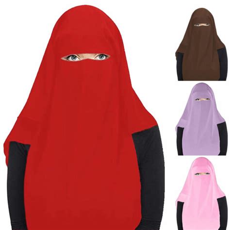 muslim headwear women turban hijab veil islamic face cover scarf shawl