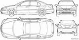 Acura Blueprints Rl 2005 Blueprint Car Cars Rsx Sedan Blueprintbox Modeling 3d sketch template