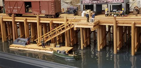 wharf ho scale model railroad building kit  pictures