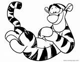 Tigger Coloring Pages Disneyclips Relaxing sketch template