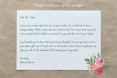 sample letter  condolence safeenadaley