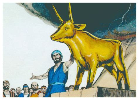 pin  exodus    golden calf
