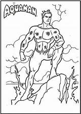 Coloring Aquaman Pages Sheets Superhero Comic Choose Board Printable sketch template