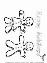 Coloring Happy Pages Holidays Holiday Christmas Gingerbread Kids Printable Couple Popular Book Shop sketch template