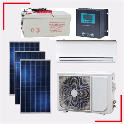solar powered system  dc btuhp solar air conditioner  daily home  china solar