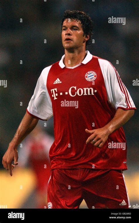 soccer german league cup bayern munich  hamburg michael ballack