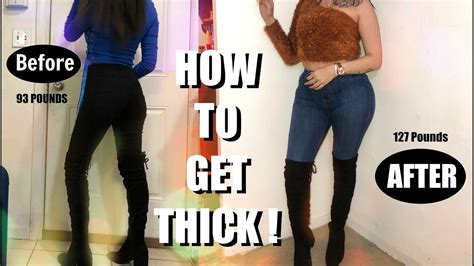 My Weight Gain Journey How I Got Thick Before And After