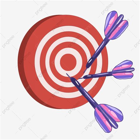 dart target png image cartoon darts target illustration competition darts arrow target png