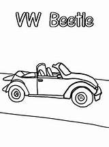 Beetle sketch template