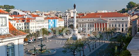 rossio square stock photo royalty  freeimages