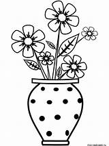 Vase Coloring Pages Print Printable Color Kids Recommended sketch template
