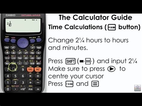 time calculations  casio calculator degrees minutes seconds button dms youtube