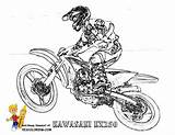Kawasaki Motorbike Cross Saut Majestic Yescoloring Eyeballs Mighty sketch template