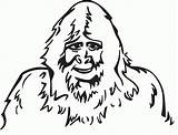 Coloring Bigfoot Pages Finding Popular sketch template