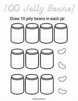 Beans Jelly Coloring Built California Usa sketch template