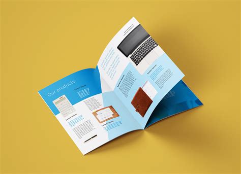 multi page brochure company profile mockup psd set good mockups