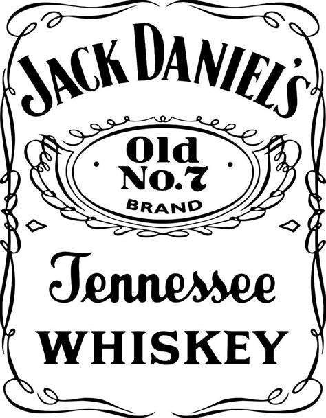 white jack daniels logo label templates jack daniels logo jack