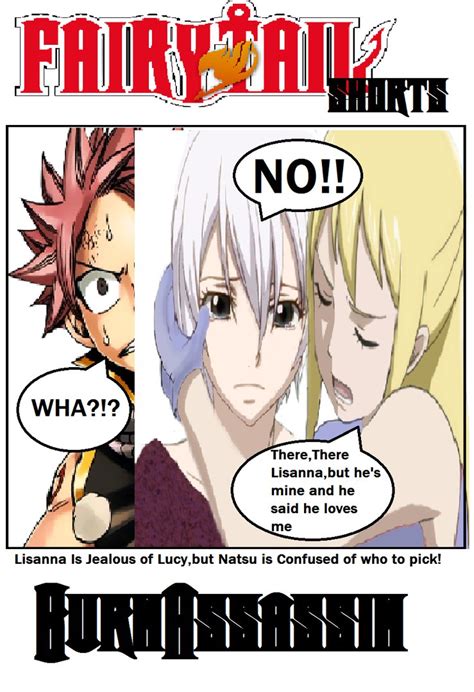 fairy tail lisanna x natsu x lucy cover by burnassassin on