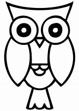 Owl Clipart Outline Clip Owls Eyes Smart Cliparts Wise Halloween Cute Snowy Teacher Rainbow Designs Animal Use Transparent Library Clipground sketch template