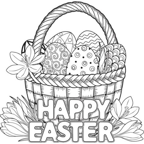 printable easter coloring pages  kids  adults parade