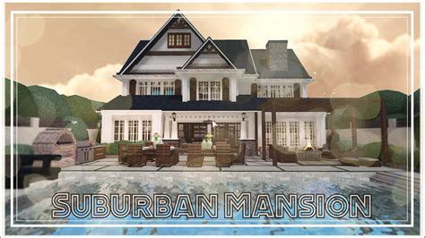 suburban mansion bloxburg