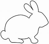 Bunny Rabbit Printable Silhouette Outline Easter Rabbits Colouring Pages Coloring Template Clipart Templates Printables Stencil Sheet Cutouts Bunnies Sheets Peter sketch template