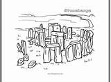 Stonehenge Coloring Sheet Pages Colouring Sheets Kids Google Color Da Colorings Getcolorings sketch template