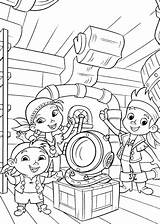 Jake Neverland Pirates Pages Coloring Getcolorings sketch template