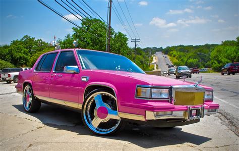 pink cadillac custom   mlk jr blvd atx car pictures real pics