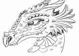 Ausmalbilder Drachen Drache Drachenkopf Chinesischer sketch template