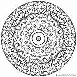Coloring Mandala Pages Printable Meditate Book Health Adults sketch template