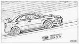 Subaru Rallye Wrx Sti Realiste Camijou sketch template